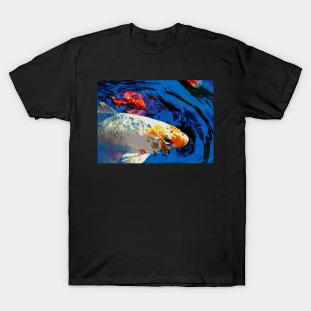 Koi Fish T-Shirt by johnwebbstock